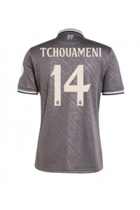 Real Madrid Aurelien Tchouameni #14 Fotballdrakt Tredje Klær 2024-25 Korte ermer